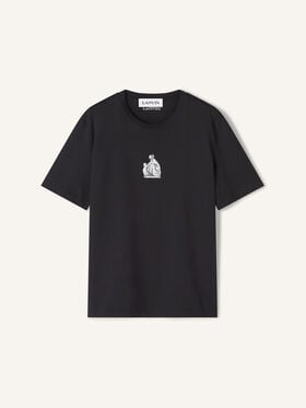 MOTHER AND CHILD T-SHIRT Lanvin MOTHER AND CHILD T-SHIRT Black RMTS0012J312P26