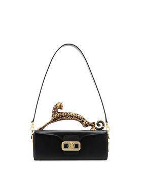 Lanvin SAC PENCIL CAT EN CUIR ET STRASS Noir LWBGBRC5PALMP21