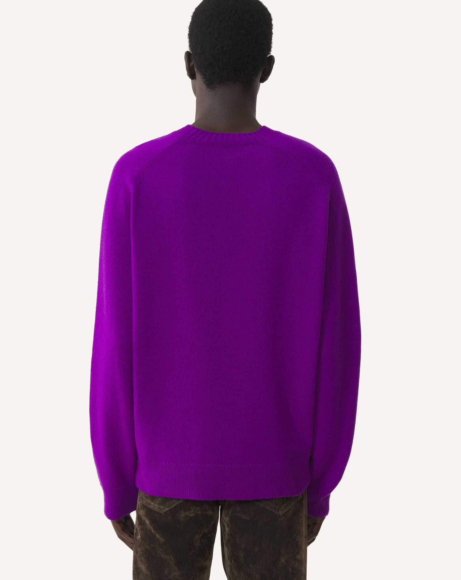 PULL DROIT EN CACHEMIRE Lanvin PULL DROIT EN CACHEMIRE Violet RMPO0008K119A26
