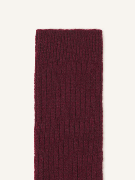 LANVIN CASHMERE SOCKS Lanvin LANVIN CASHMERE SOCKS Burgundy AMSAKSK22WLOH25