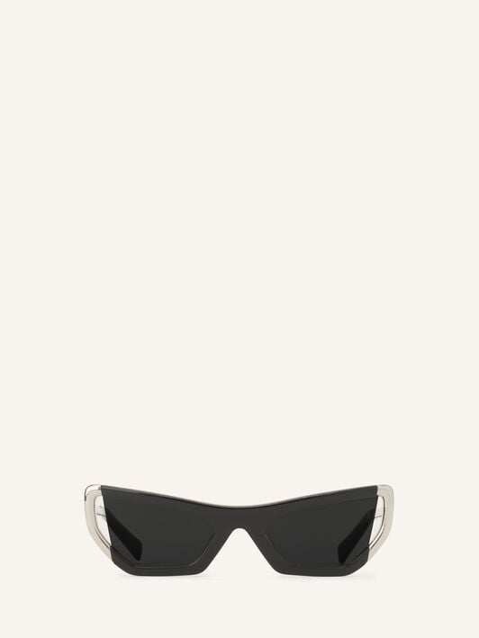 NOVA SUNGLASSES Lanvin NOVA SUNGLASSES Black/Silver AMEYTSU2ACNCE26