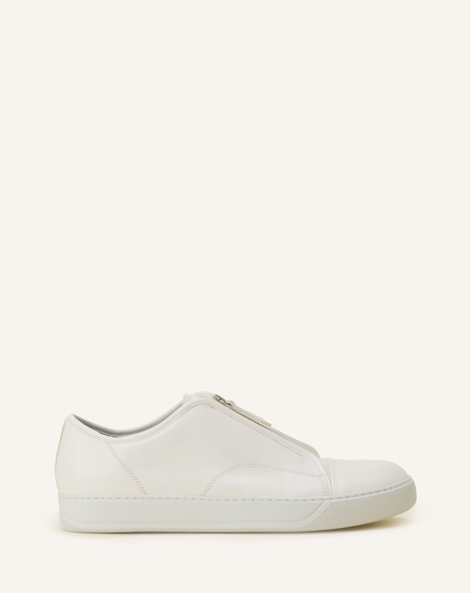 SNEAKERS DBB1 ZIP EN CUIR Lanvin SNEAKERS DBB1 ZIP EN CUIR Blanc FMSKDBB5ZPLEA26