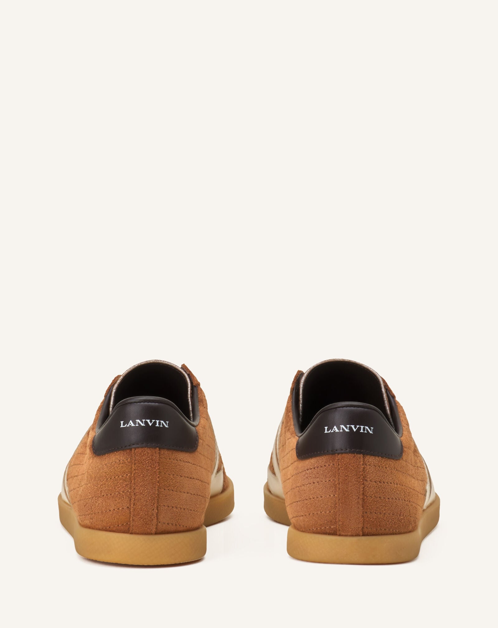 SNEAKERS GLEN 2.0 IN LEATHER Lanvin SNEAKERS GLEN 2.0 IN LEATHER Cognac/Cream FUSKZL01ANAPA26