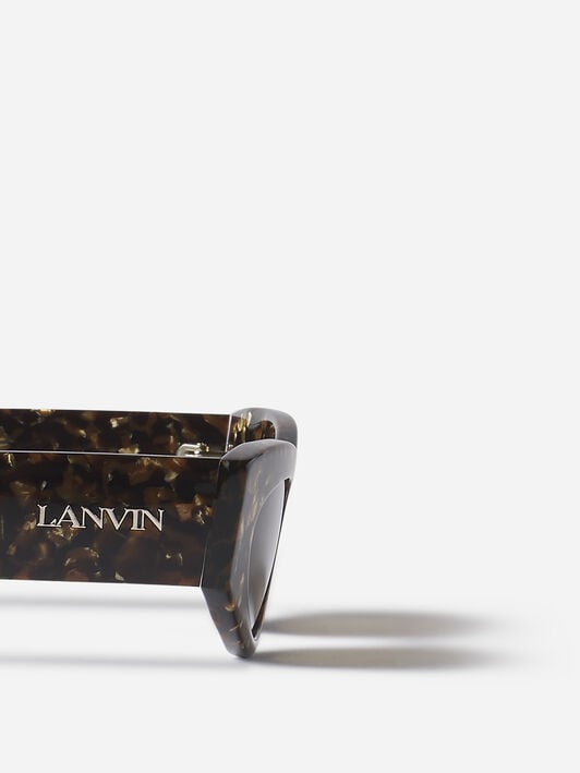 LANVIN LOGO SUNGLASSES Lanvin LANVIN LOGO SUNGLASSES Gold/Brown AWEYLOGO669SA24