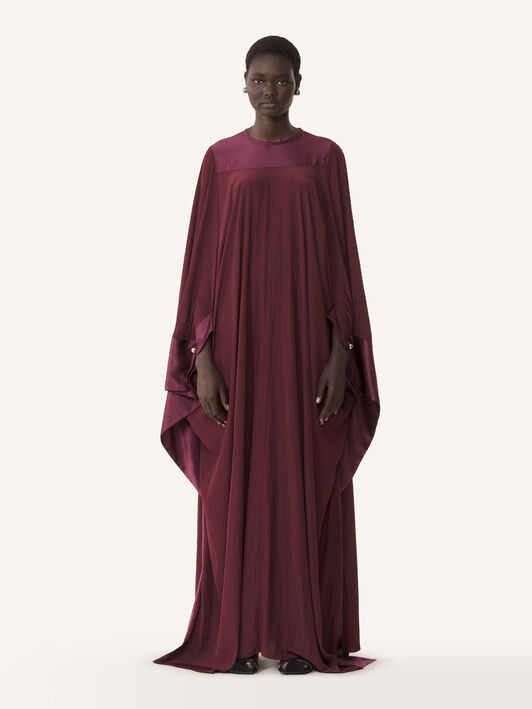 Lanvin LONG CAFTAN DRESS Garnet RWDR00194778A26