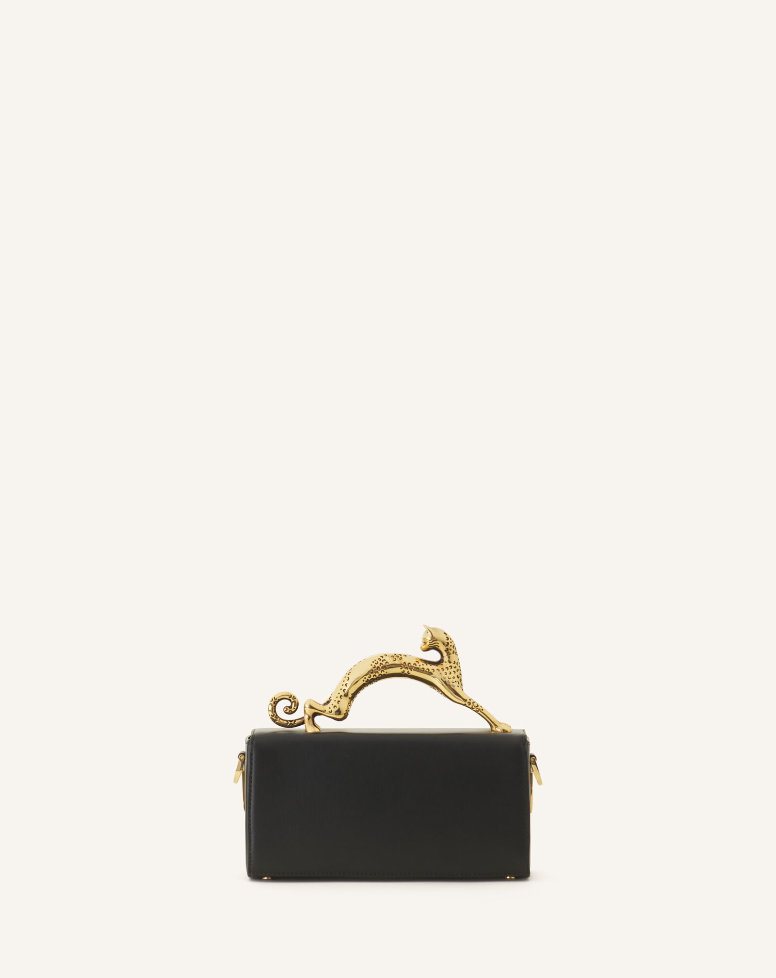 SAC NANO PENCIL CAT EN CUIR Lanvin SAC NANO PENCIL CAT EN CUIR Noir LWBGBR03TOPSE23