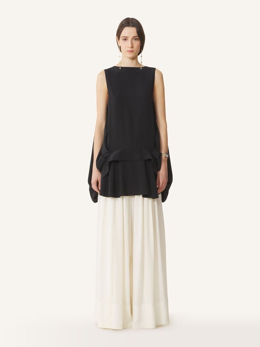 SLEEVELESS BALLOON TOP Lanvin SLEEVELESS BALLOON TOP Black RWTO00505735H26