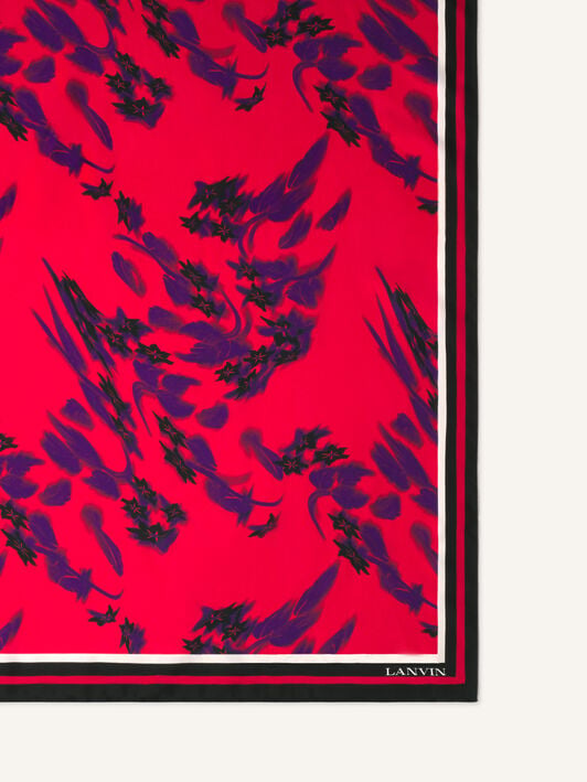 90X90 SQUARE PRINTS SHADOW DAISY Lanvin 90X90 SQUARE PRINTS SHADOW DAISY Red AWSAPSC21SHDH26