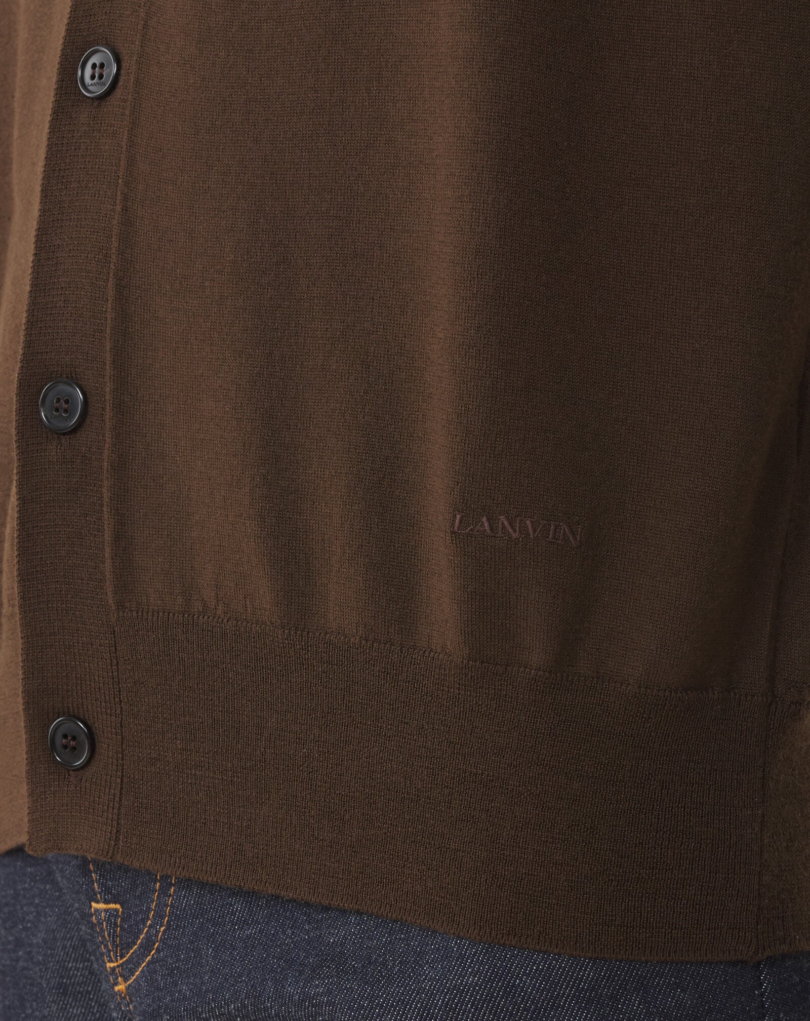 CLASSIC CARDIGAN Lanvin CLASSIC CARDIGAN Ebony RMCA0005K099A26