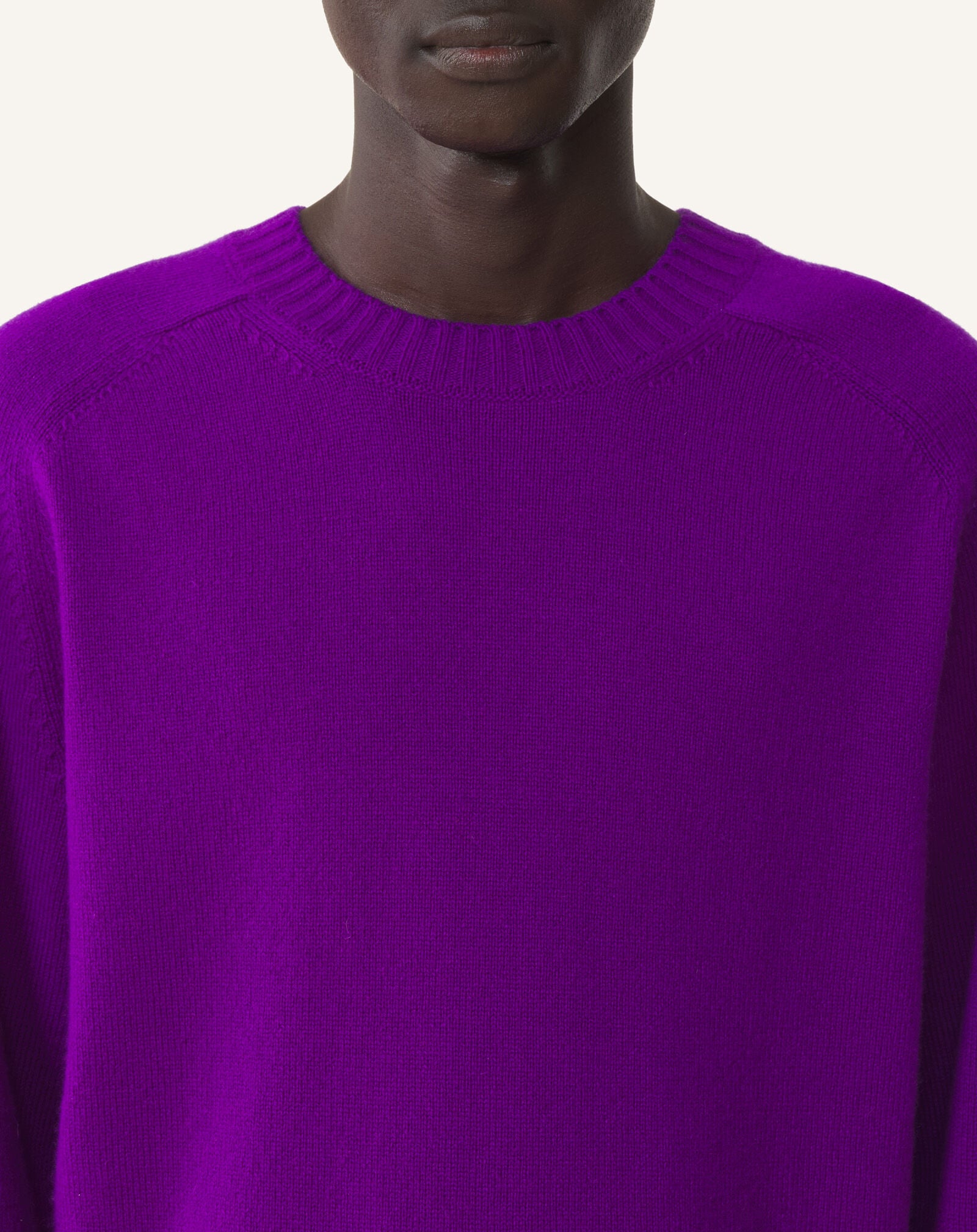 PULL COUPE DROITE EN CACHEMIRE Lanvin PULL COUPE DROITE EN CACHEMIRE Violet RMPO0008K119A26