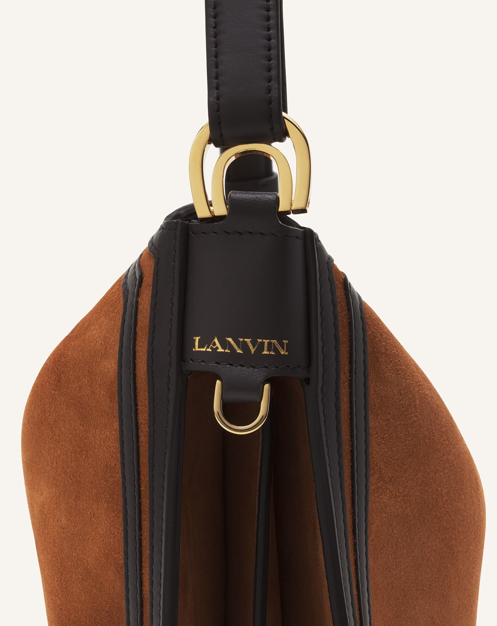BORSA COMPAGNON IN CAMOSCIO Lanvin BORSA COMPAGNON IN CAMOSCIO Castagna LWBGLRMMNUCAH25