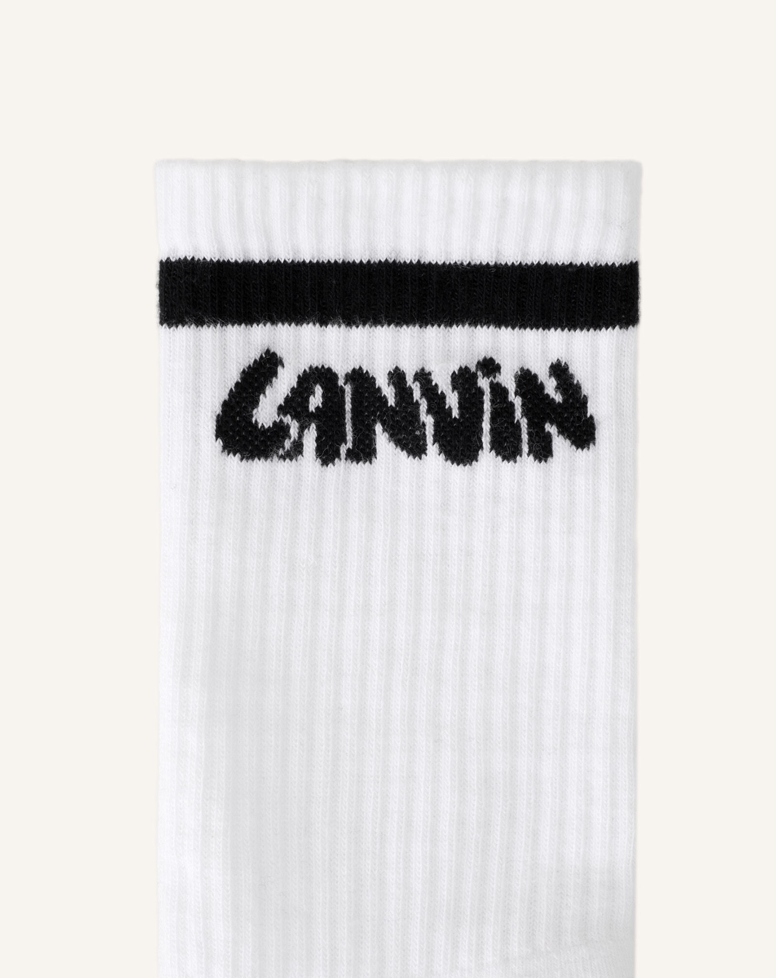 LANVIN COTTON SOCKS Lanvin LANVIN COTTON SOCKS White AMSABSK2C2SIP26
