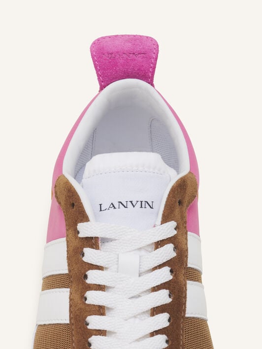 SNEAKER BUMPR AUS NYLON UND MESH Lanvin SNEAKER BUMPR AUS NYLON UND MESH Rot/Lila FUSKBMP1NYMEA26