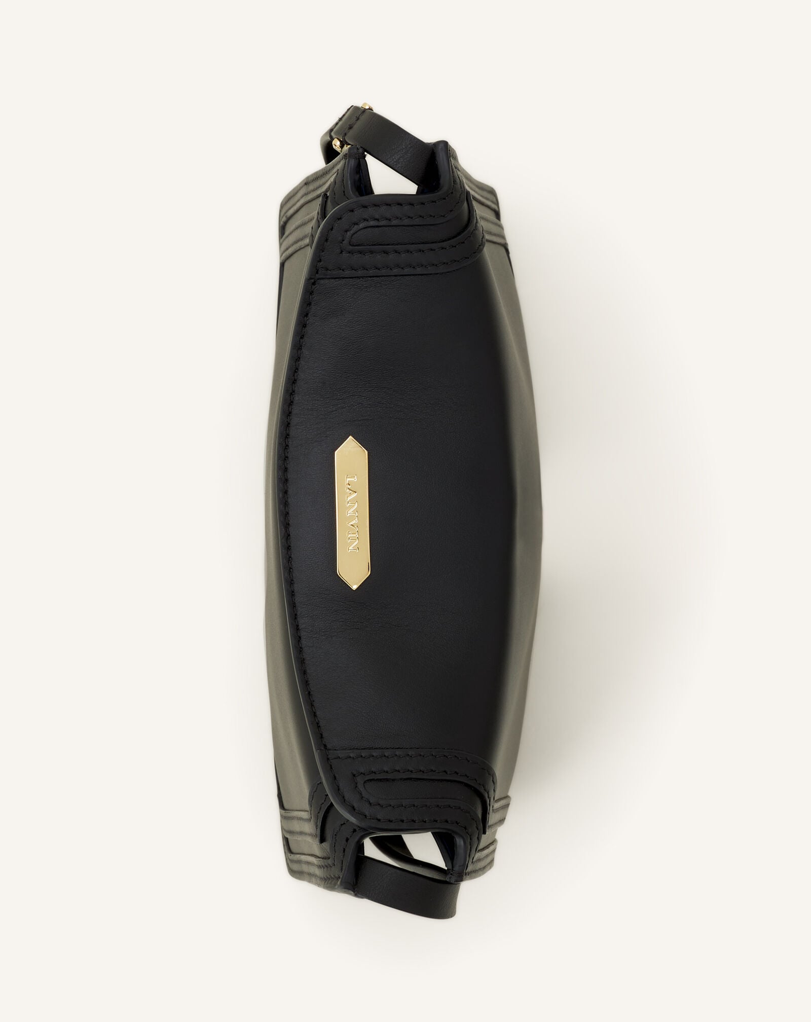 BORSA COMPAGNON 16 IN PELLE Lanvin BORSA COMPAGNON 16 IN PELLE Nero LWBGLRXSSMLEE26