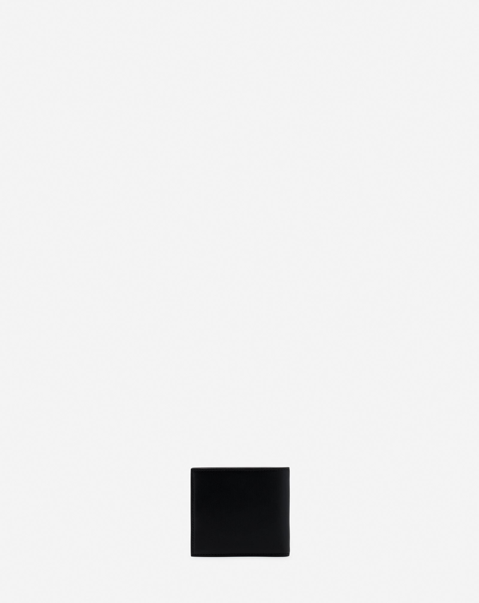 LANVIN SIGNATURE LEATHER WALLET Lanvin LANVIN SIGNATURE LEATHER WALLET Black LMSLSWB3TOPSP24