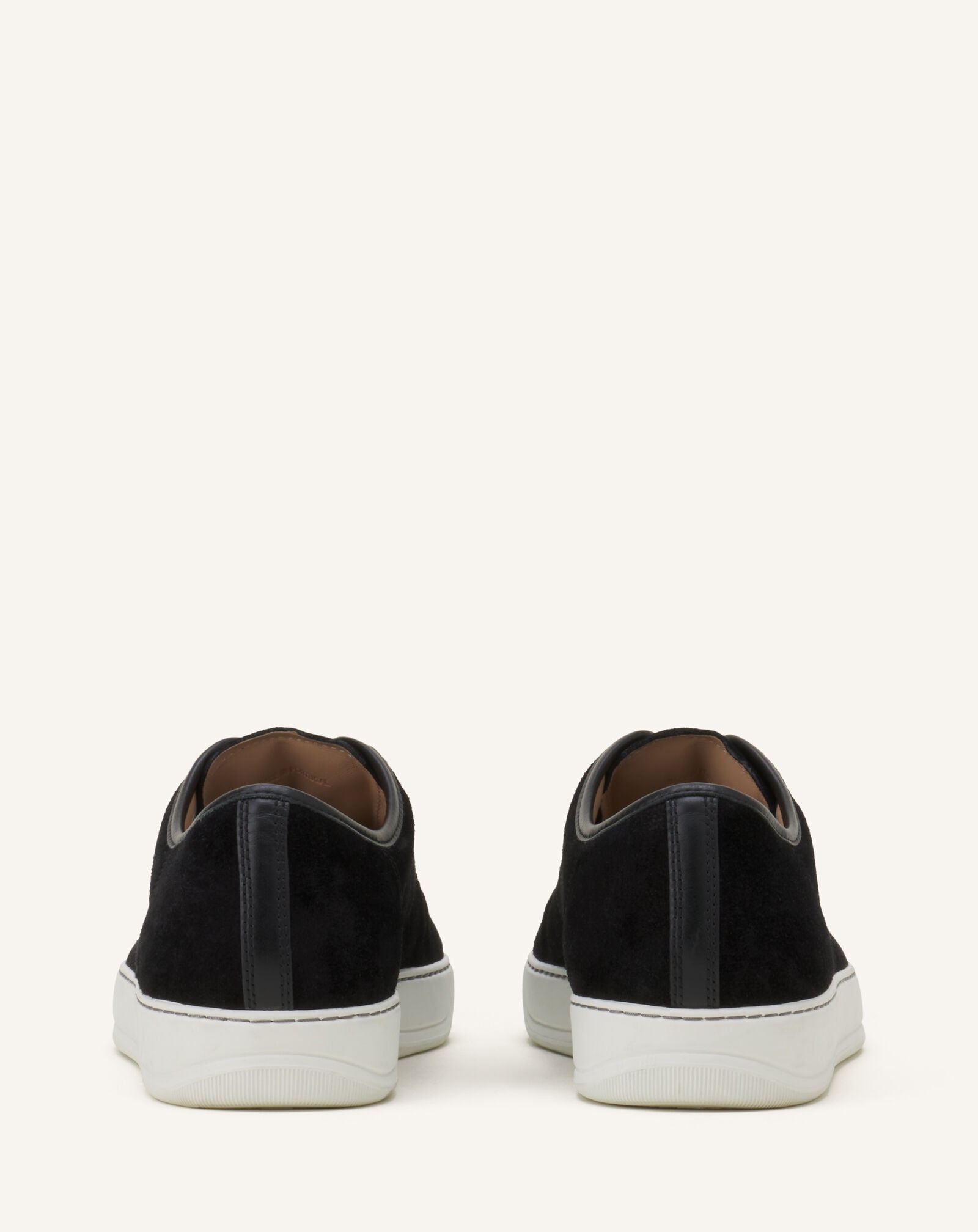 SNEAKERS DBB1 EN CUIR VERNI ET DAIM Lanvin SNEAKERS DBB1 EN CUIR VERNI ET DAIM Noir FMSKDBB1VBALP15