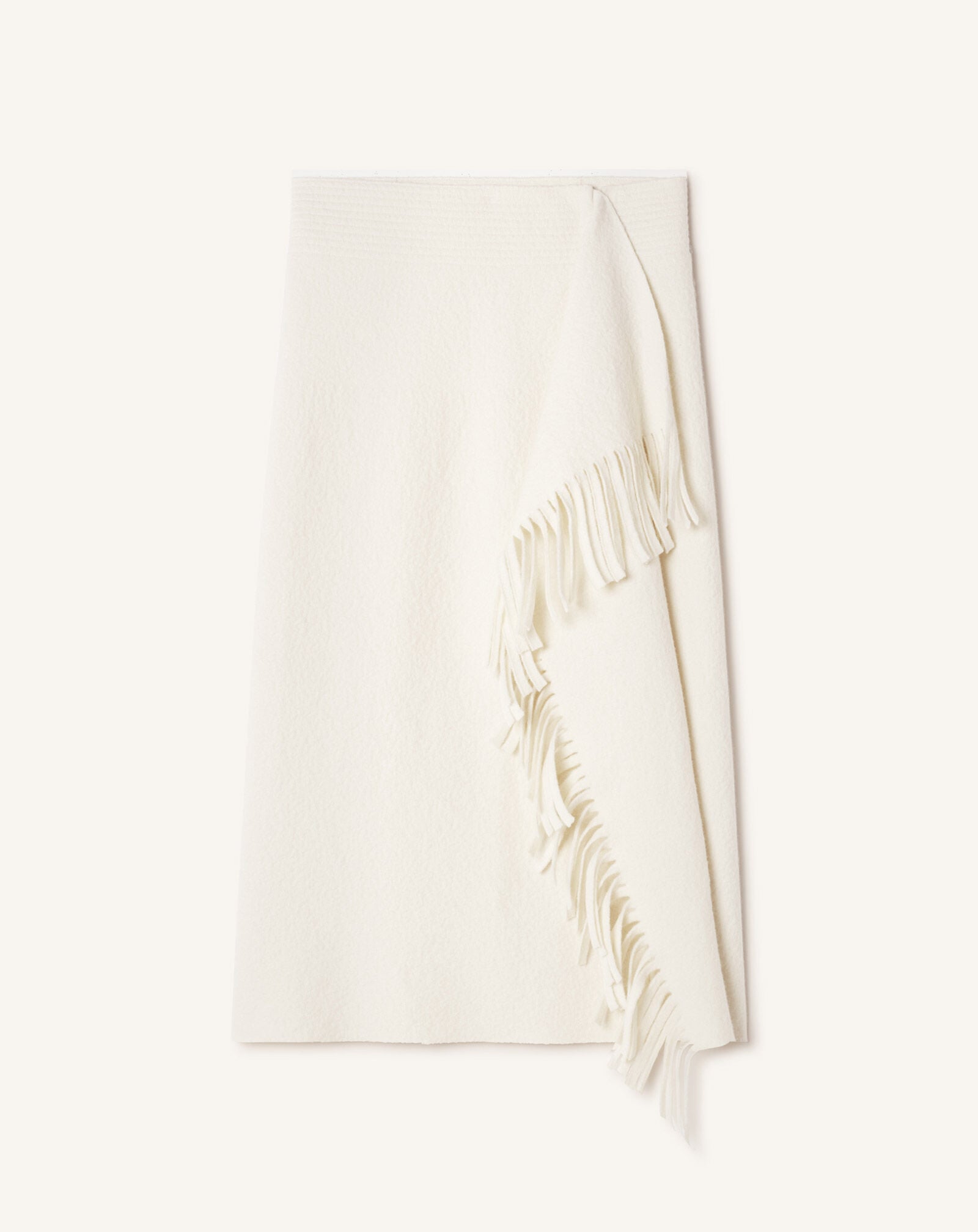 FRINGES DRAPED MIDI SKIRT Lanvin FRINGES DRAPED MIDI SKIRT Moon RWST0001K125A26