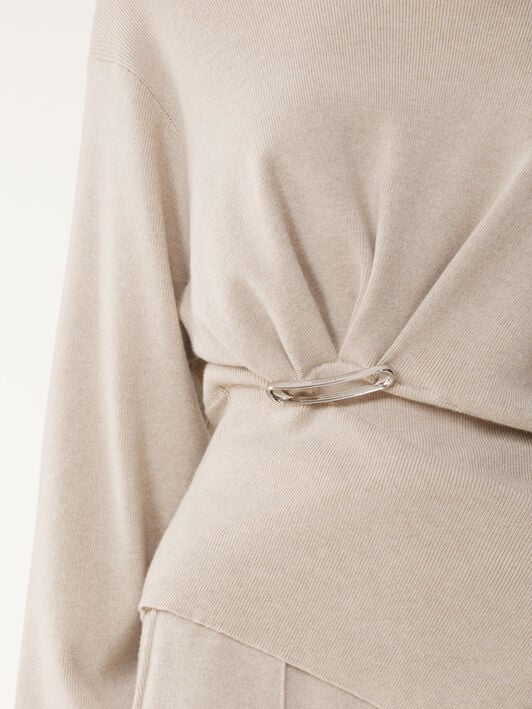 PULL EN LAINE ET CACHEMIRE Lanvin PULL EN LAINE ET CACHEMIRE Lune RWPO0004K065H25