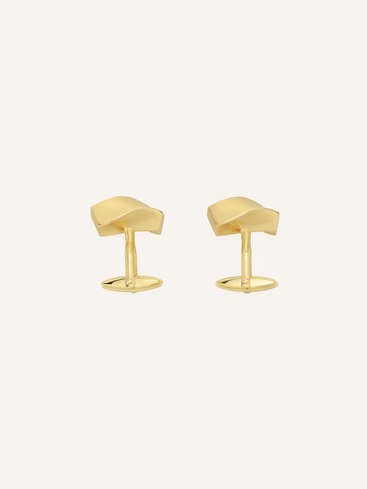 MEN'S CUFFLINKS WAVE IN METAL Lanvin MEN'S CUFFLINKS WAVE IN METAL Gold AMCJSCL1LTWAA26