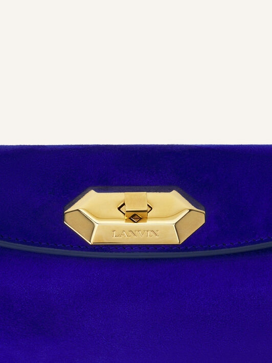 COMPAGNON 20 BAG IN SUEDE Lanvin COMPAGNON 20 BAG IN SUEDE Electric Blue/Dark Blue LWBGLRPMNUAYP26