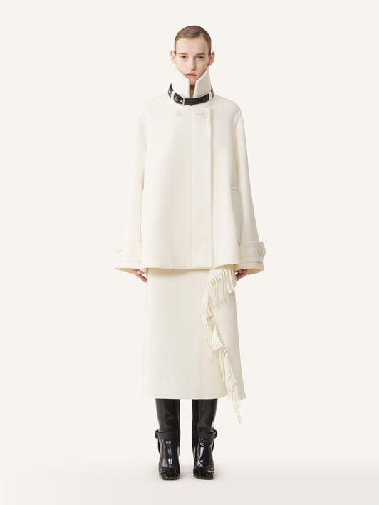 HIGH-NECK SHORT COAT Lanvin HIGH-NECK SHORT COAT Off White RWCO00224724A26