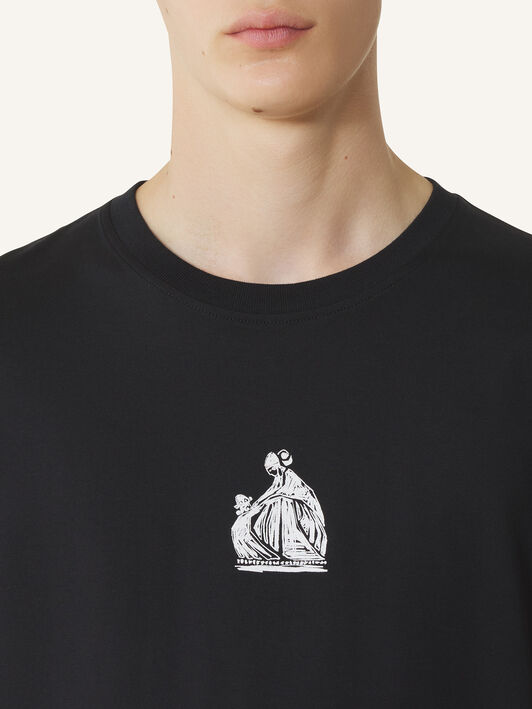 CAMISETA MOTHER AND CHILD Lanvin CAMISETA MOTHER AND CHILD Negro RMTS0012J312P26