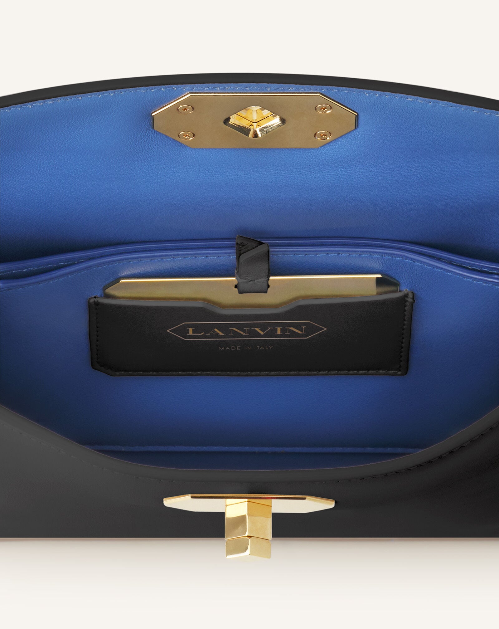 BORSA COMPAGNON 20 IN PELLE Lanvin BORSA COMPAGNON 20 IN PELLE Nero LWBGLRPMSMLEP26