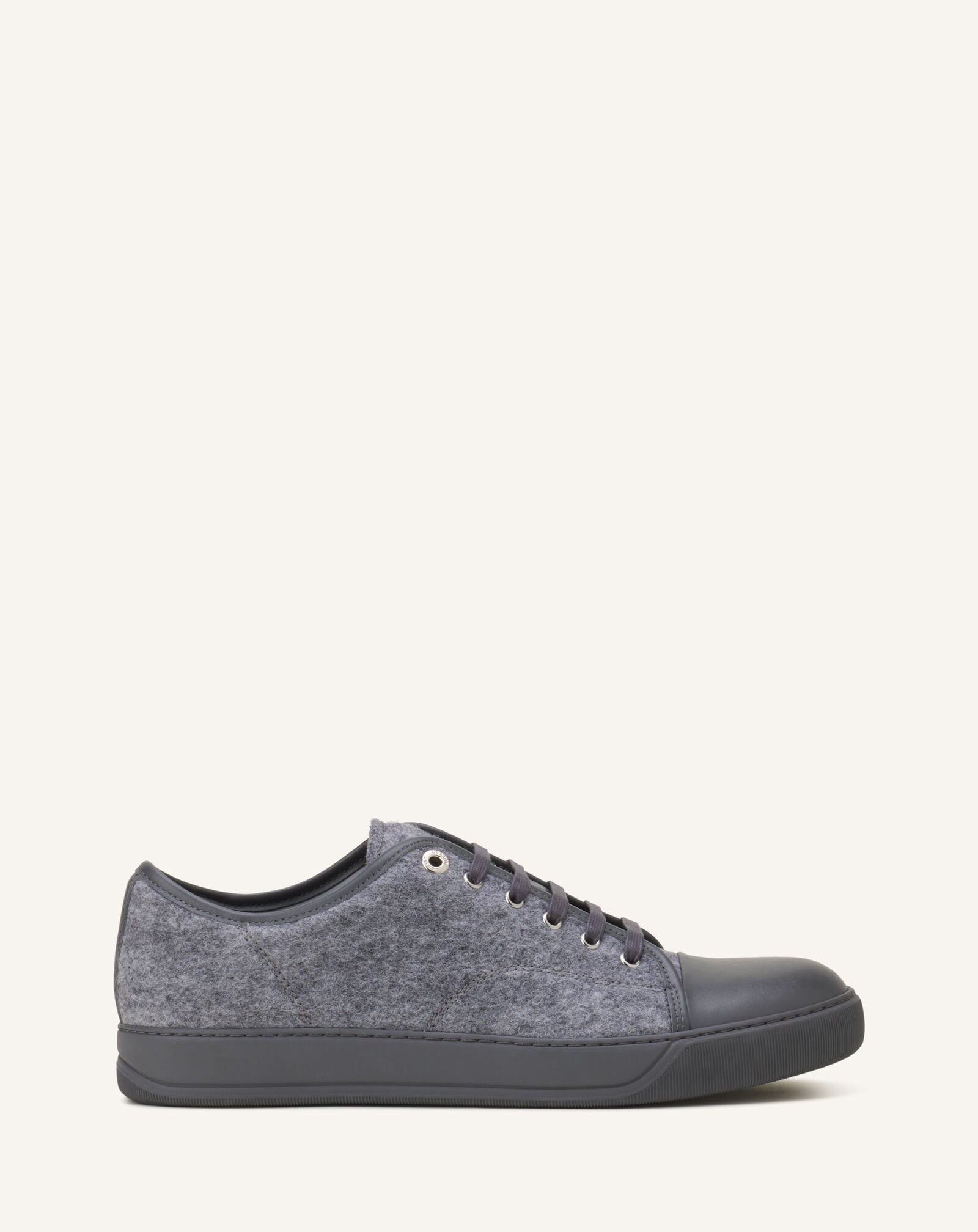 SNEAKERS DBB1 EN FEUTRE ET NAPPA Lanvin SNEAKERS DBB1 EN FEUTRE ET NAPPA Gris clair FMSKDBB1FELTA26