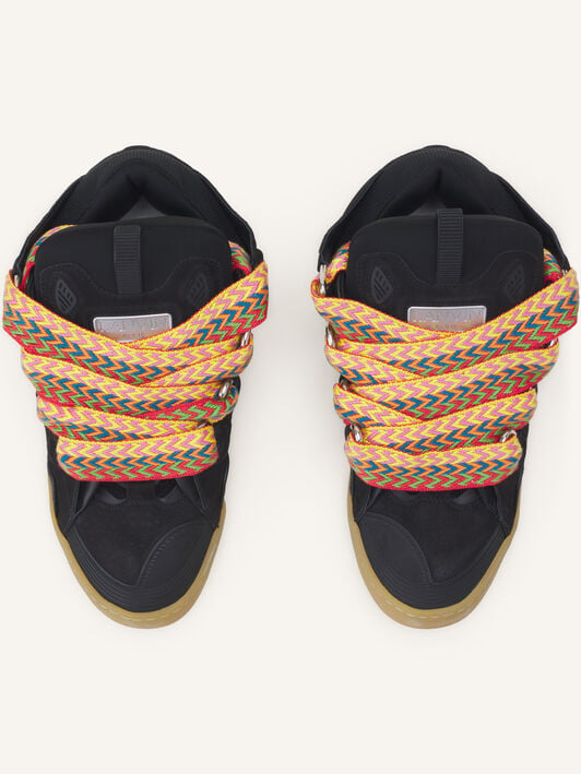 SNEAKERS CURB IN PELLE Lanvin SNEAKERS CURB IN PELLE Nero FUSKDK12DRA2P25