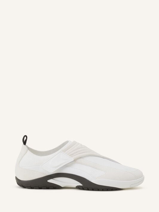SNEAKERS LNV1 EN MAILLE ET DAIM Lanvin SNEAKERS LNV1 EN MAILLE ET DAIM Blanc/Noir FUSKDK0IKNSUE26