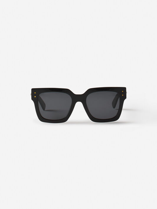 Lanvin LUNETTES MAXI RECTANGLE LANVIN SIGNATURE Black AWEYSIGN676SP25