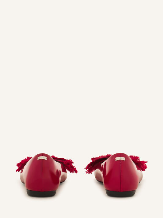 Lanvin LA BALLERINE NOEUD EN VERNIS Rouge FWBAMB0GVEGGH26