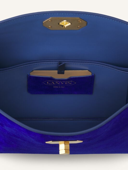 BORSA COMPAGNON IN CAMOSCIO Lanvin BORSA COMPAGNON IN CAMOSCIO Blu Elettrico/Blu Scuro LWBGLRMMNUAYP26