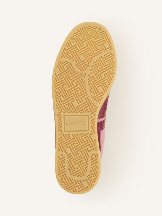 Lanvin SNEAKERS GLEN 2.0 EN NYLON Rose/Bordeaux FUSKZL01NYSQA26