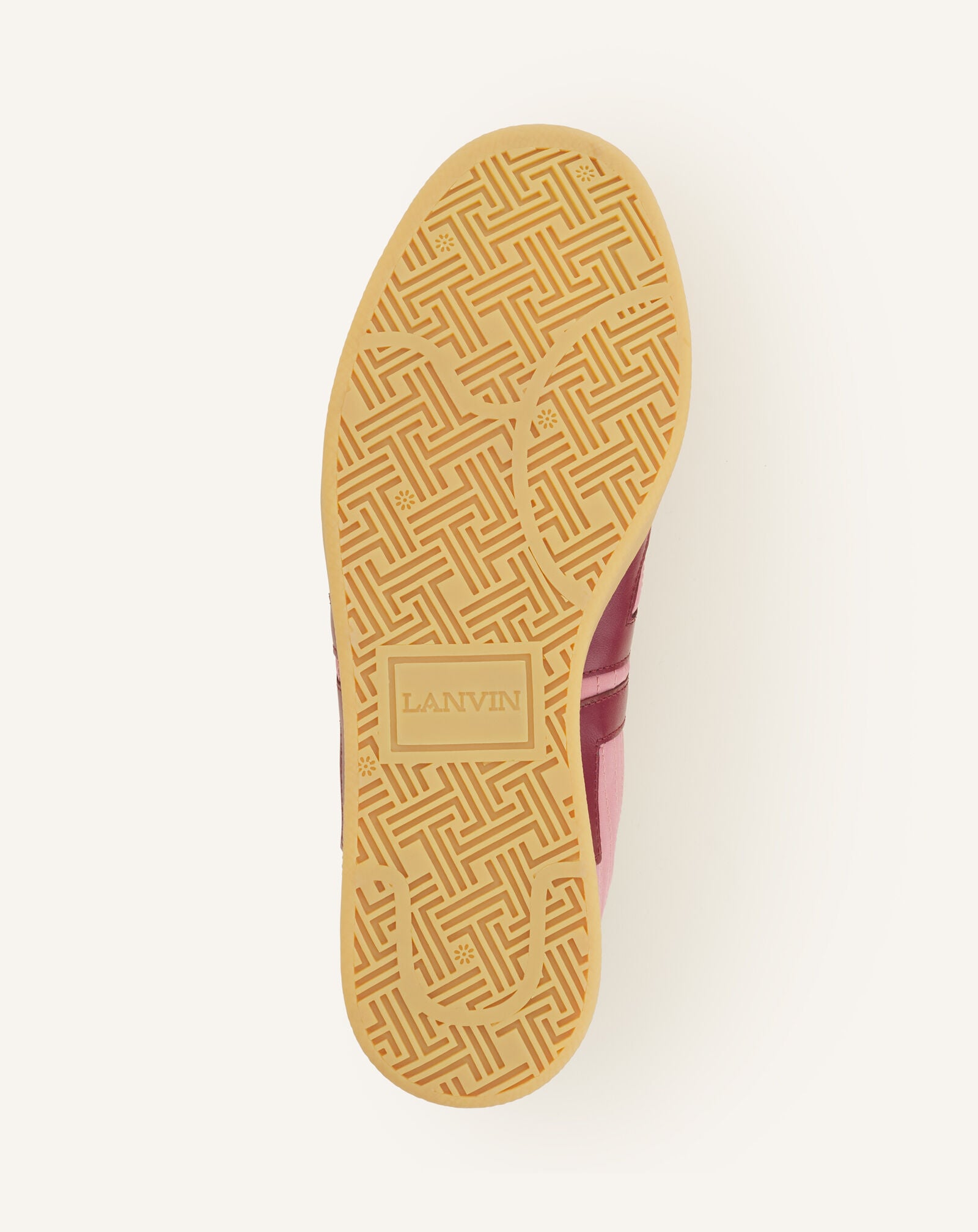 Lanvin SNEAKERS GLEN 2.0 EN NYLON Rose/Bordeaux FUSKZL01NYSQA26