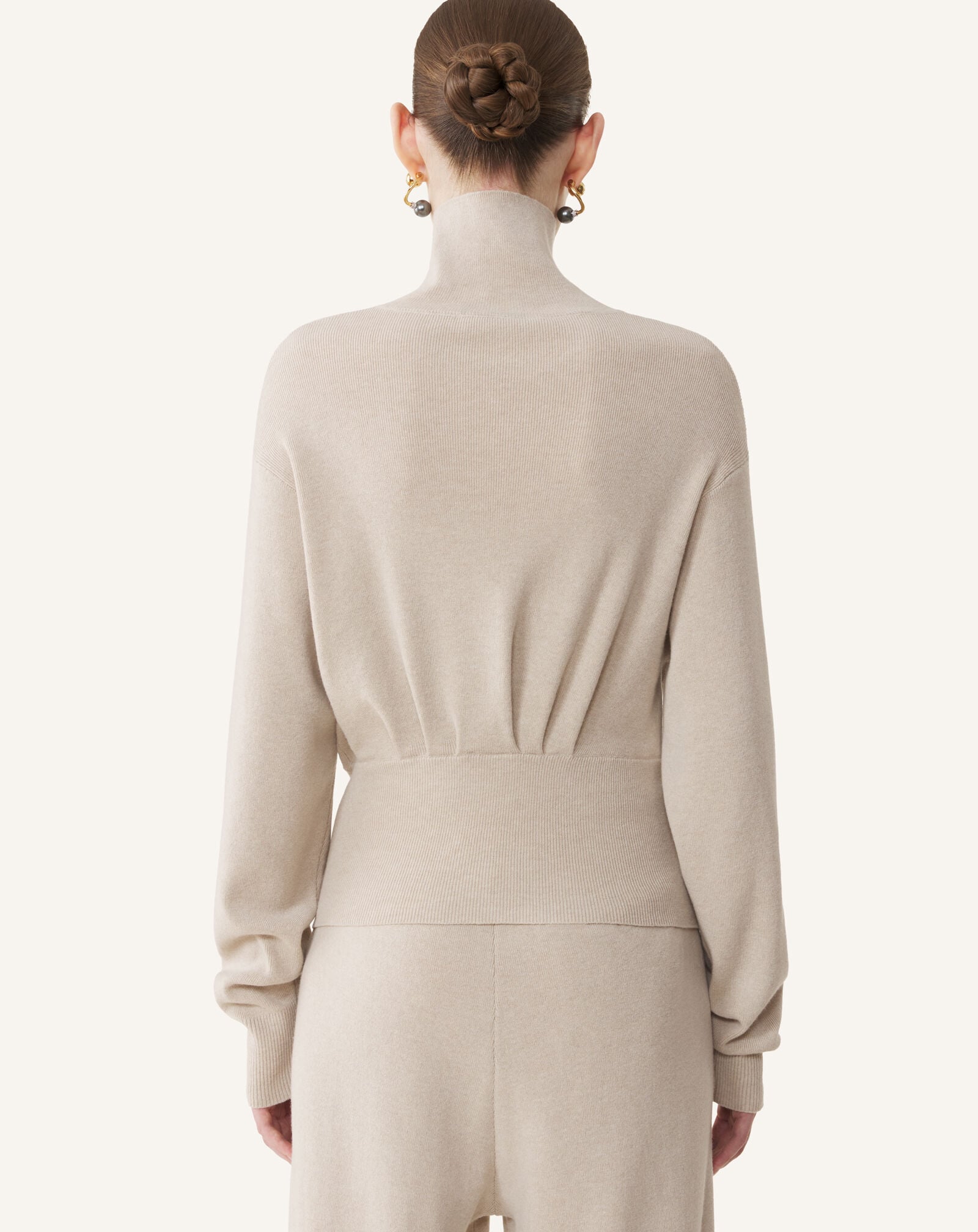 PULL EN LAINE ET CACHEMIRE Lanvin PULL EN LAINE ET CACHEMIRE Lune RWPO0004K065H25