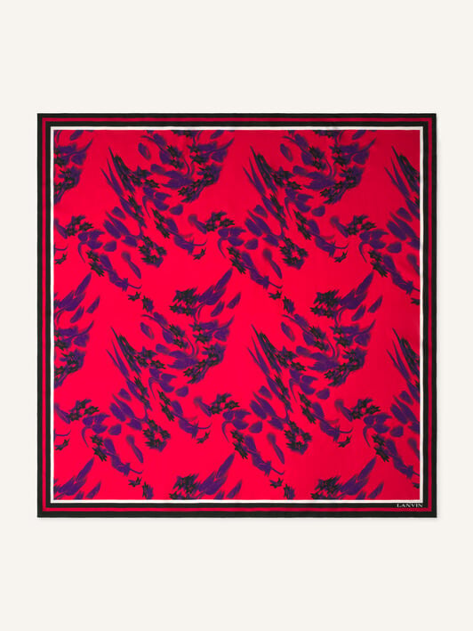 90X90 SQUARE PRINTS SHADOW DAISY Lanvin 90X90 SQUARE PRINTS SHADOW DAISY Red AWSAPSC21SHDH26