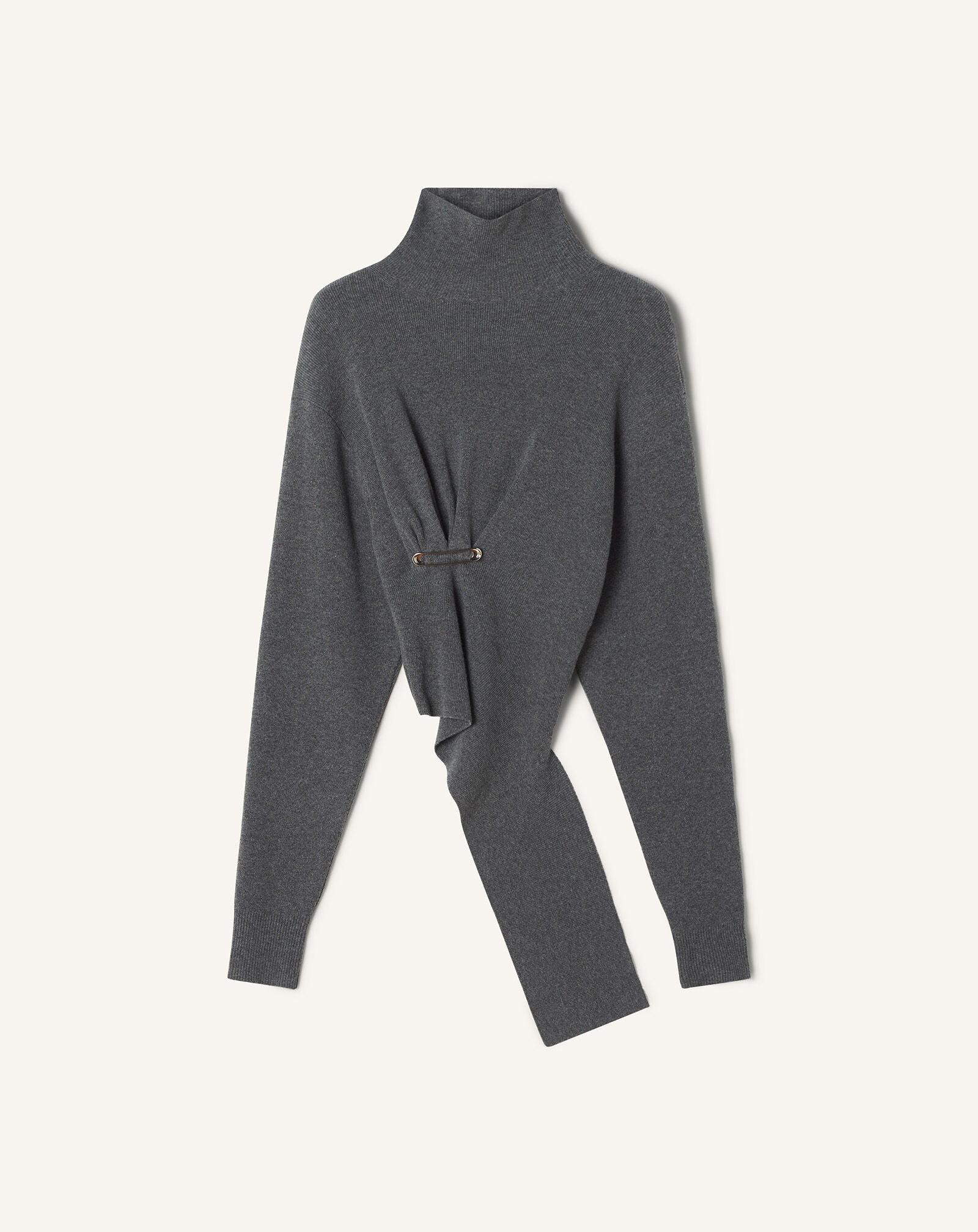 JERSÉY DE LANA Y CACHEMIRA Lanvin JERSÉY DE LANA Y CACHEMIRA Gris paloma RWPO0004K065H25