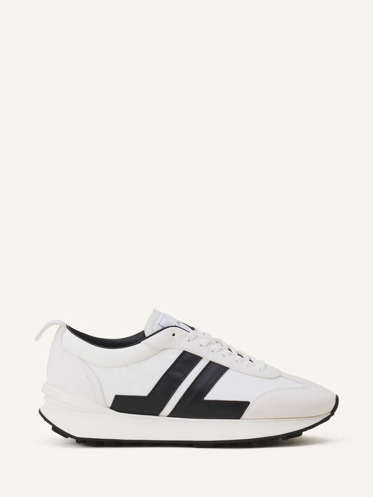 BUMPR SNEAKERS IN NYLON Lanvin BUMPR SNEAKERS IN NYLON White/Black FUSKBUMPNYLOH25