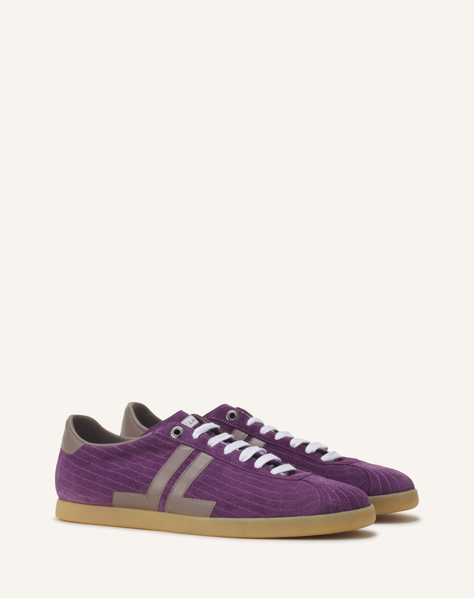SNEAKER GLEN 2.0 AUS LEDER Lanvin SNEAKER GLEN 2.0 AUS LEDER Violett/Taupe FUSKZL01ANAPA26