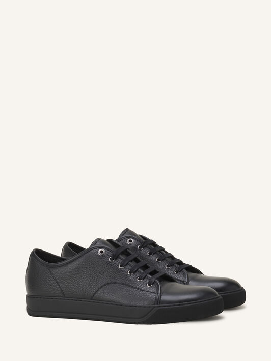 Lanvin SNEAKERS DBB1 EN CUIR NAPPA ET CUIR GRAINÉ Noir FMSKDBB1GNLEA26