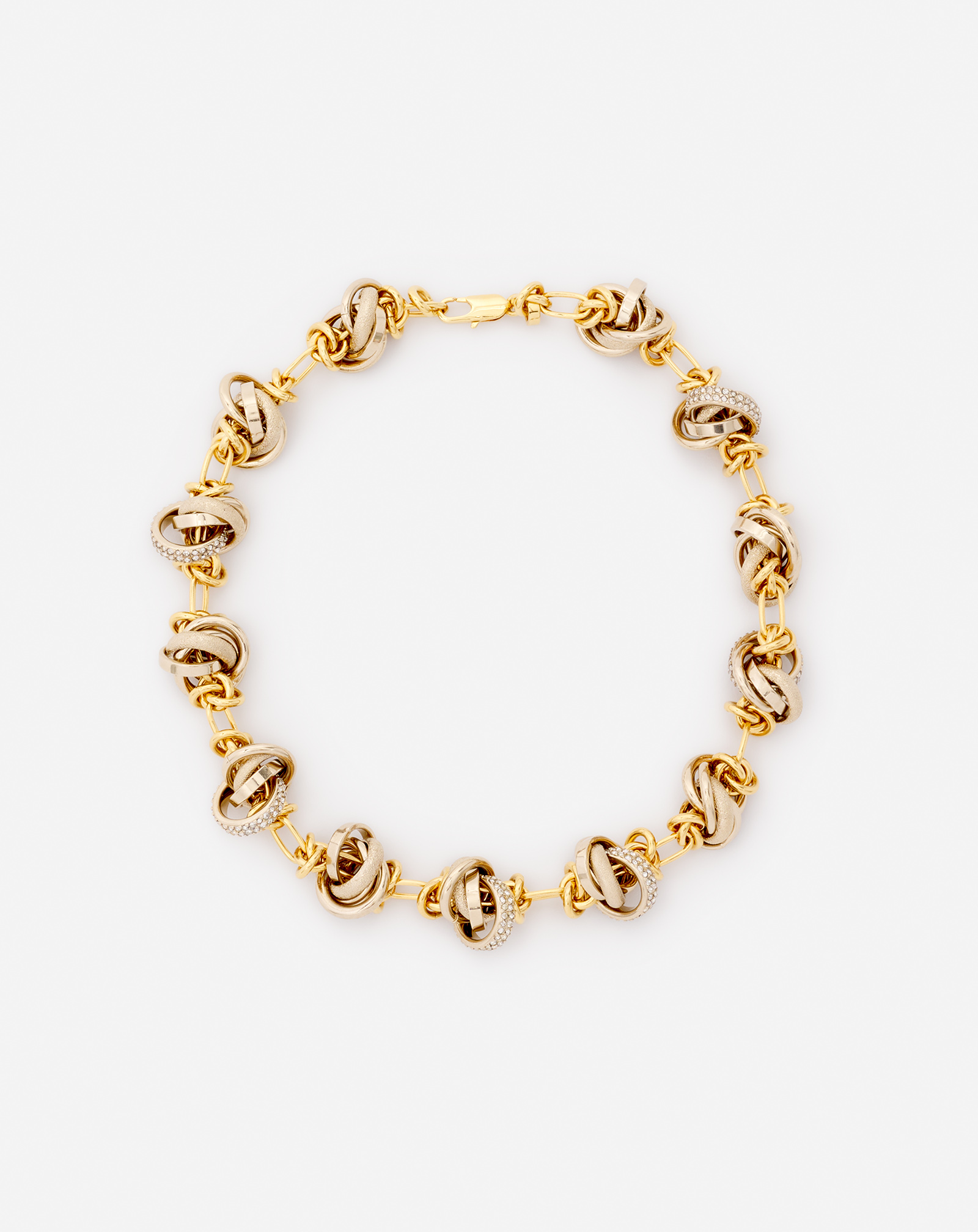Lanvin Partition By  Knot Necklace For Women In Gold