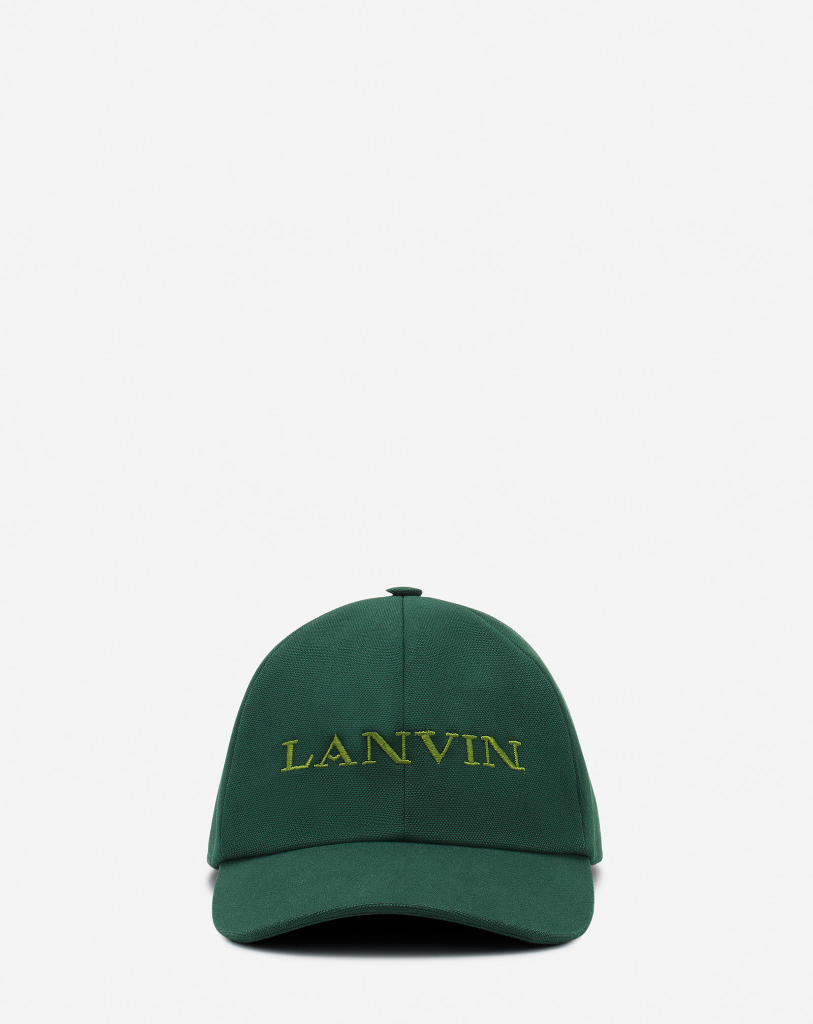 Lanvin Casquette  En Coton Pour Femme In Green