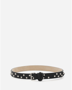 LEATHER STUDDED BELT