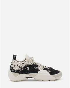 COTTON FLASH-KNIT SNEAKERS BY LANVIN
