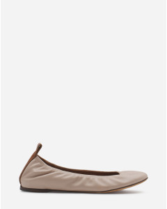 THE LEATHER BALLERINA FLAT