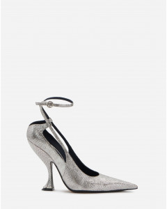 LEATHER AND LUREX RITA PUMPS
