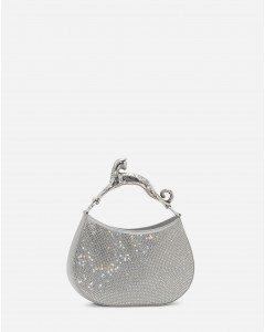 RHINESTONE HOBO CAT BAG MM