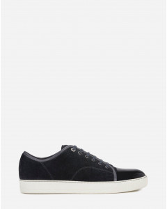 DBB1 SUEDE AND PATENT LEATHER SNEAKERS