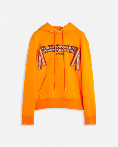 刺绣LANVIN LOGO连帽衫